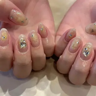 ネイル パラあり！フィルイン 美フォルムのネイルデザイン