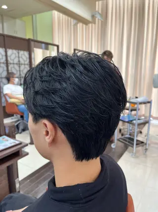 ショート パーマ メンズ 🧊メンズ特化🧊 高木航希のヘアスタイル