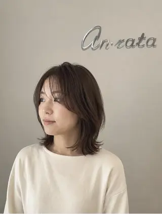 ミディアム an・rata/ プチプラ/和歌山市駅のヘアスタイル