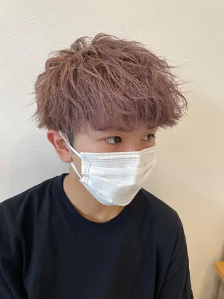 ショート カラー メンズ 堀田 将輝のヘアスタイル