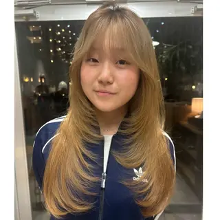ロング カエデ🦔 カットモデルのヘアスタイル