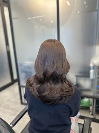 ミディアム カラー ヘアアレンジ 美髪透明感特化| なおき|池袋美容師のヘアスタイル