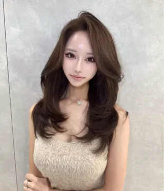 ミディアム カラー ワンホンヘア RYOTAのヘアスタイル