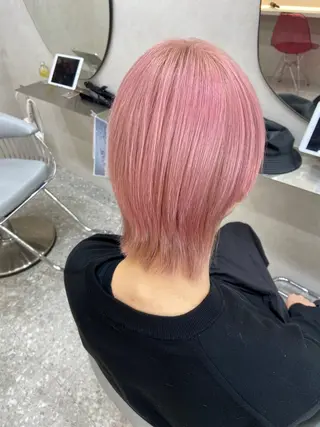 ショート カラー 新宿/韓国ヘア 中明度カラー/かやのヘアスタイル