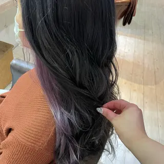 ロング カラー 北川 智海のヘアスタイル
