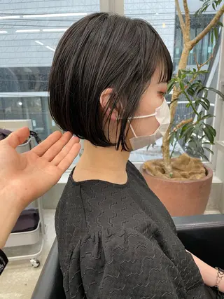 ショート 👑ボブはお任せ ミヤノ👑のヘアスタイル