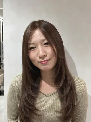 ロング カラー 透明感/艶カラー 🎀Kanonのヘアスタイル