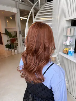 ミディアム カラー キッズ 小島 芽海のヘアスタイル