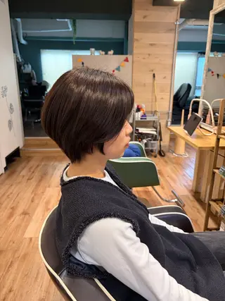 ショート ✨ショート/ボブ 縮毛矯正✨アキラのヘアスタイル
