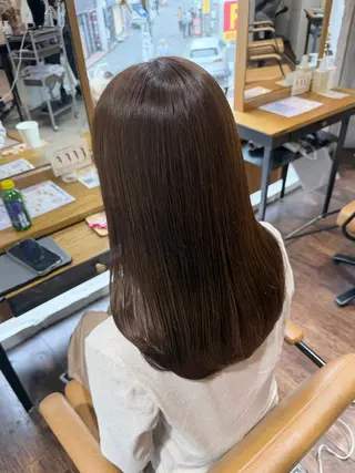 セミロング 髪質改善/韓国風 🦕ＡＫＡＲＩ🩵のヘアスタイル