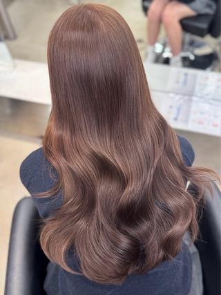 ロング カラー 💍モテる艶髪 透明感カラー💖のヘアスタイル