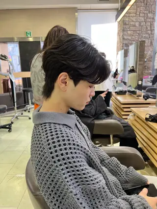 ショート パーマ メンズ メンズ特化 【かな】のヘアスタイル