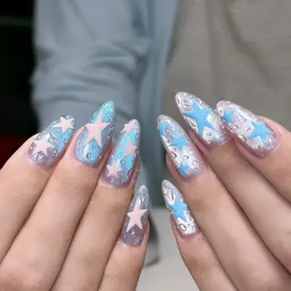ネイル BLUE CORAのネイルデザイン