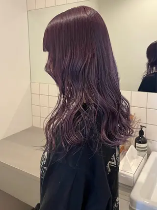 カラー yuka/ハイトーン /ボブカットモデルのヘアスタイル