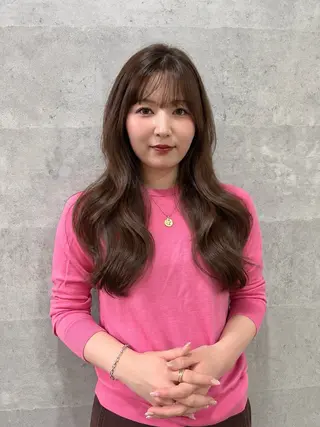 セミロング カラー Grow by NYNY 坂本 理輝のヘアスタイル