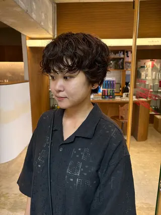 ショート パーマ パ ルのヘアスタイル