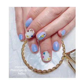 ショート ネイル 🐾enen style 🐾のネイルデザイン