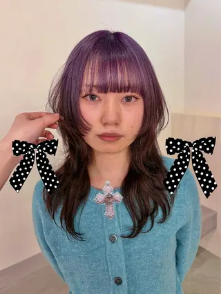ミディアム fleurdelis ୨୧ AOIのヘアスタイル