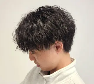 ショート パーマ メンズ 【イケメン風パーマ】 SHOFYのヘアスタイル