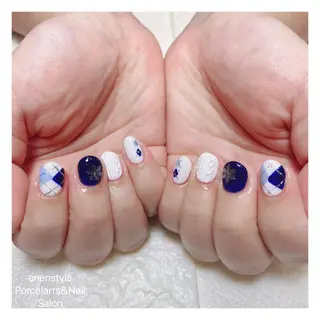 ショート ネイル 🐾enen style 🐾のネイルデザイン