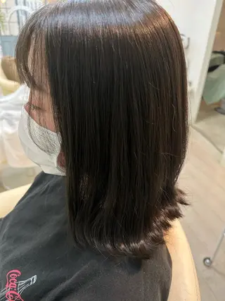 ミディアム おん眉美容師eMu✄ yuka‪🤍のヘアスタイル