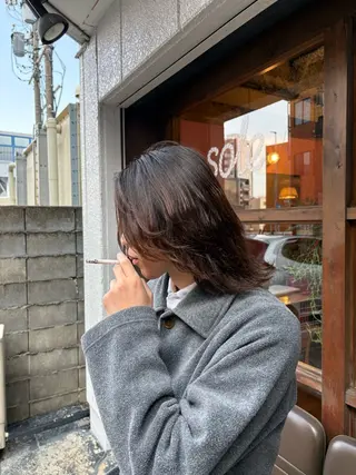 ミディアム パーマ メンズ 名古屋/メンズ特化 縮毛矯正/シュンペイのヘアスタイル