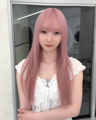 ロング カラー 似合わせカット/ ハイトーン/aoiのヘアスタイル