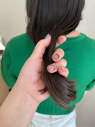 ロング ボブ/透明感カラー 🧸YUI❤️のヘアスタイル