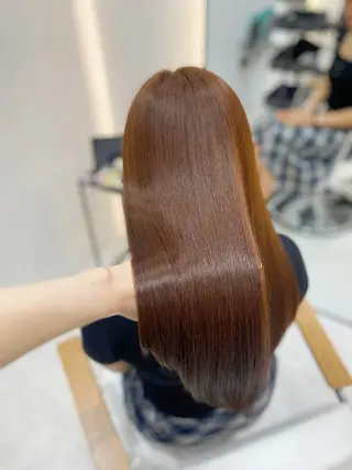 ロング カラー 艶髪・透明感カラー・ 韓国ヘア・Yuriのヘアスタイル