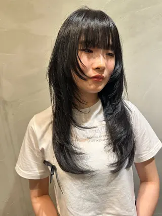 ロング ＲＩ ＨＯのヘアスタイル