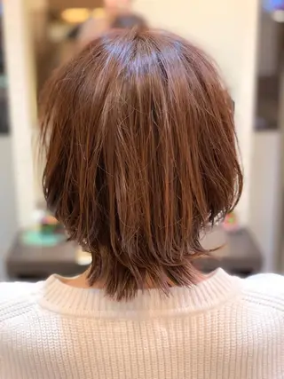 ミディアム カラー 大間 礼真のヘアスタイル