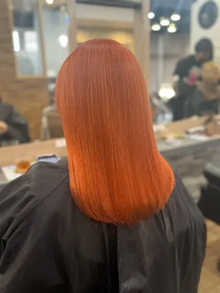 セミロング RIEブリーチ& エクステ特化型のヘアスタイル