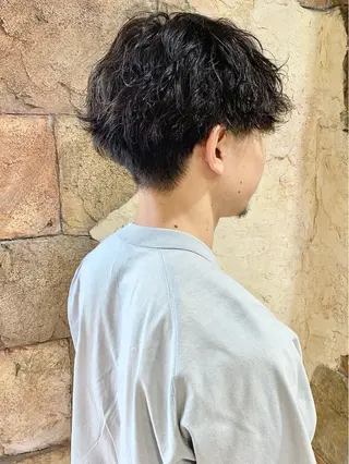 ショート パーマ メンズ クレドガーデン 柏のヘアスタイル