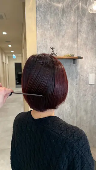 ショート KANAMI/透明感 カラー/髪質改善💫のヘアスタイル