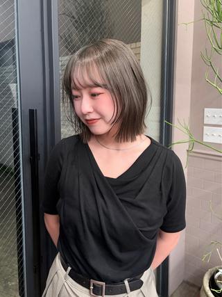 ミディアム カラー 透明感カラー / HIBIKIのヘアスタイル