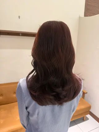 ミディアム 中村未夢🤍ブリーチ なしダブルカラー🤍のヘアスタイル