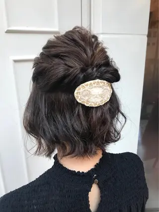 ショート ヘアアレンジ Blanco Color&Careのヘアスタイル