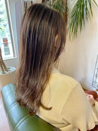 ロング カラー 石井 佑樹のヘアスタイル