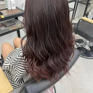 ミディアム カラー パーマ ヘアアレンジ メンズ キッズ ネイル マツエク・マツパ アイブロウ mona/ ストレートスタイル✨のヘアスタイル