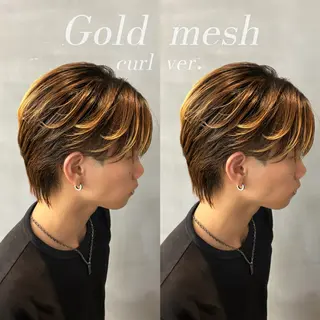 カラー メンズ 水野 杏香のヘアスタイル