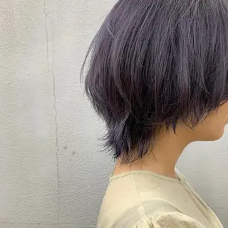 ショート カラー 🌱小顔魅せショート 髪質改善カラー/泉綺のヘアスタイル