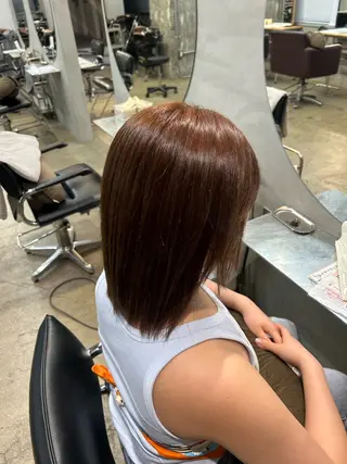 ミディアム サワムラ ソナタのヘアスタイル