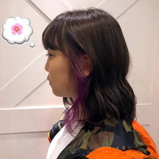 ミディアム カラー 🌺ウルフカット職人 新垣渚🐺のヘアスタイル