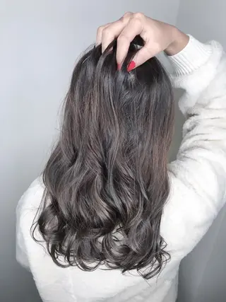 ミディアム カラー パーマ ヘアアレンジ 🫧代表/新宿駅近/ 限定価格🫧田辺貴裕のヘアスタイル