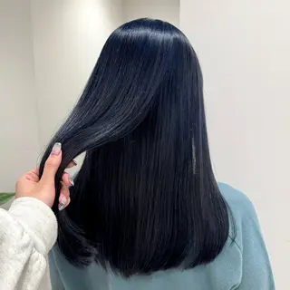 ロング カラー りな🪽カット /縮毛/透明感カラーのヘアスタイル