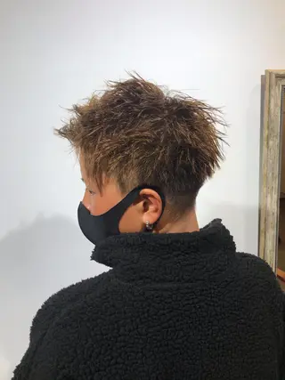 パーマ メンズ 渋谷 メンズヘア⭐️ タニグチヨシユキのヘアスタイル