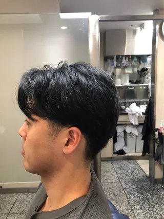セミロング 大平 豪のヘアスタイル