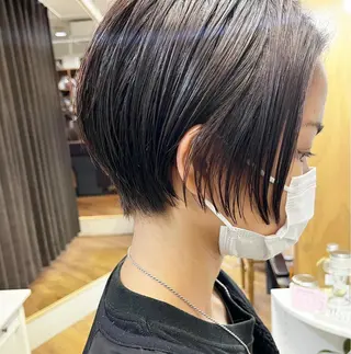 ショート カラー Hareru 豊田 修廣のヘアスタイル