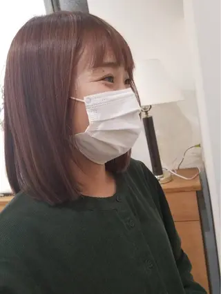 セミロング en-te:堀 恵里那のヘアスタイル