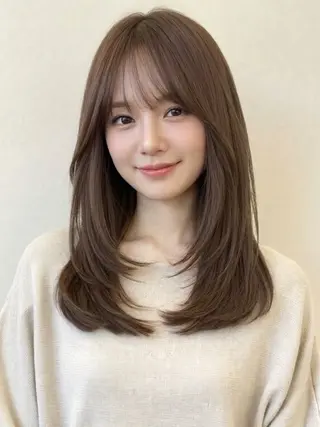 ロング 渡辺奎斗/ ボブ レイヤーカットのヘアスタイル